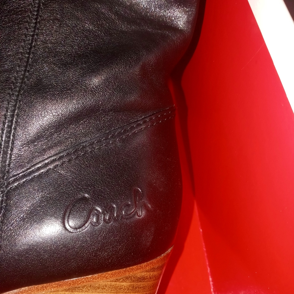 Women's Coach calf boots size 5 - Picture 2 of 6